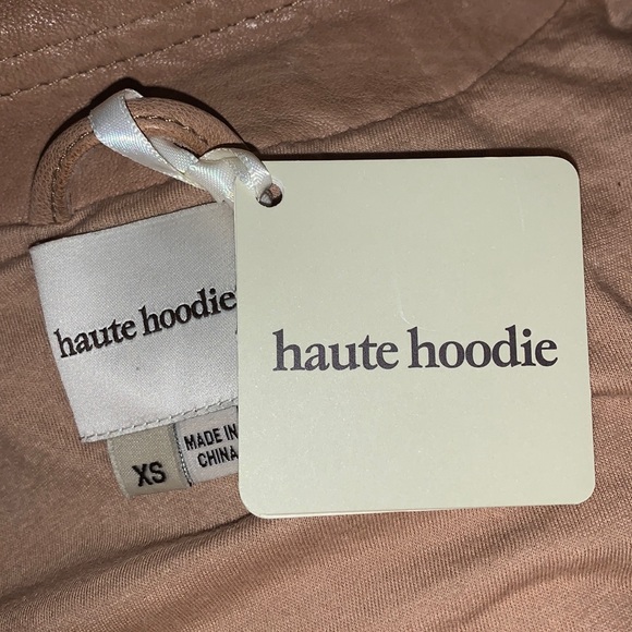 Haute Hoodie - Beautiful tan leather jacket - Picture 8 of 12